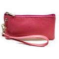 Destiny Leatherette Wristlet Wallet - Fuchsia Pink